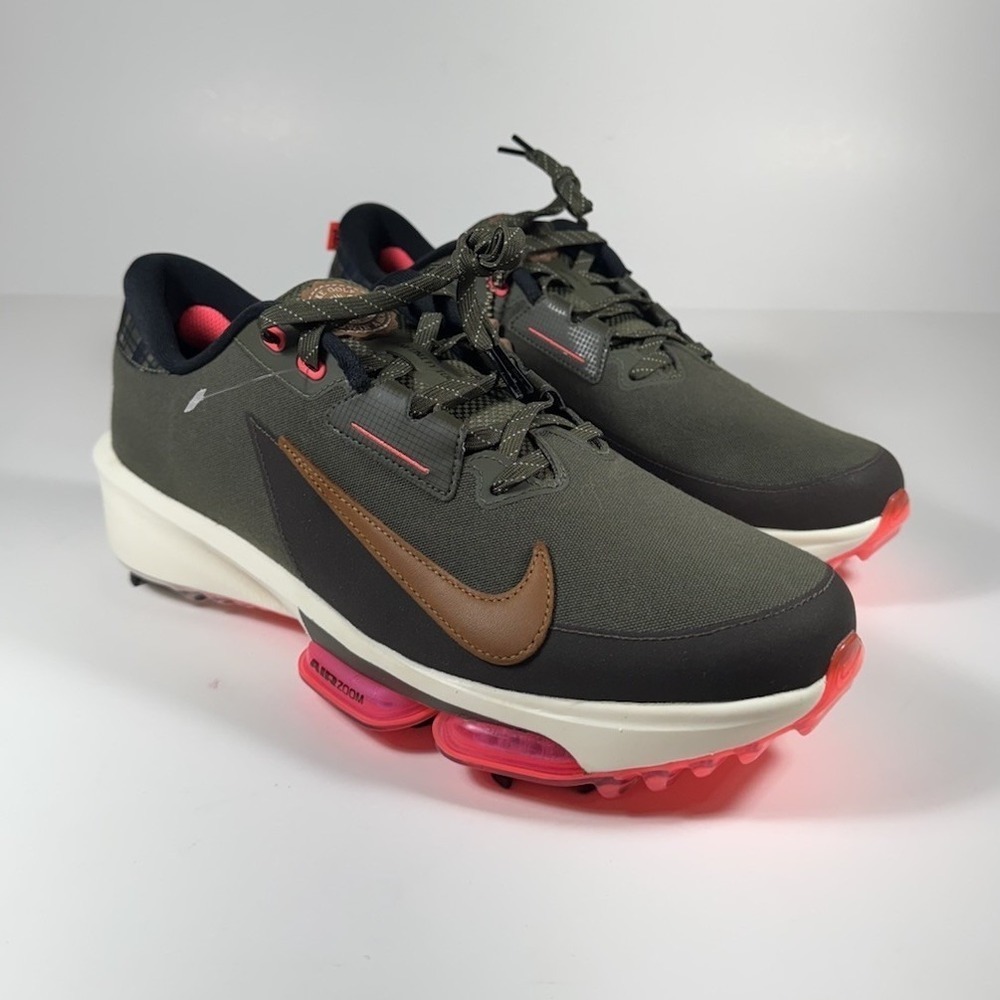 NIKE Air Zoom Infinity Tour 2 NRG Golf Shoes Olive Men's 11.5 *NEW* FQ8319-300